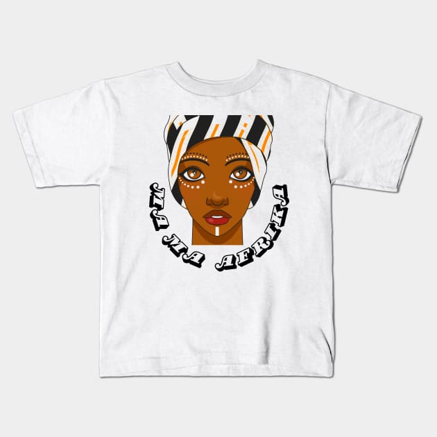 ma ma afrika Kids T-Shirt by idizayil